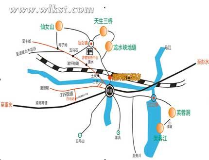 酒店坐標圖