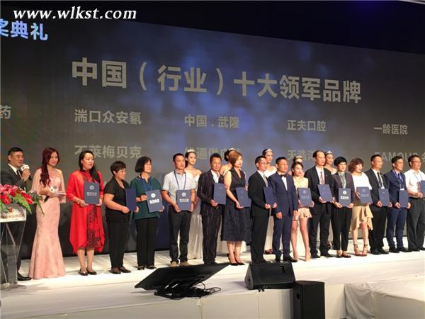 武隆旅游成為中國（行業(yè)）十大領軍品牌